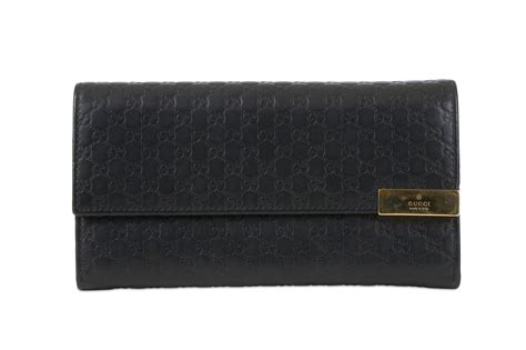 gucci black guccissima leather wallet|Gucci guccissima wallet.